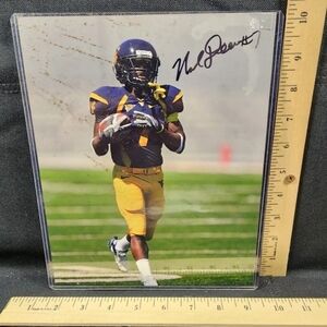 Noel Devine Autographed Photo West Virginia Mountaineers 8x10 Signed